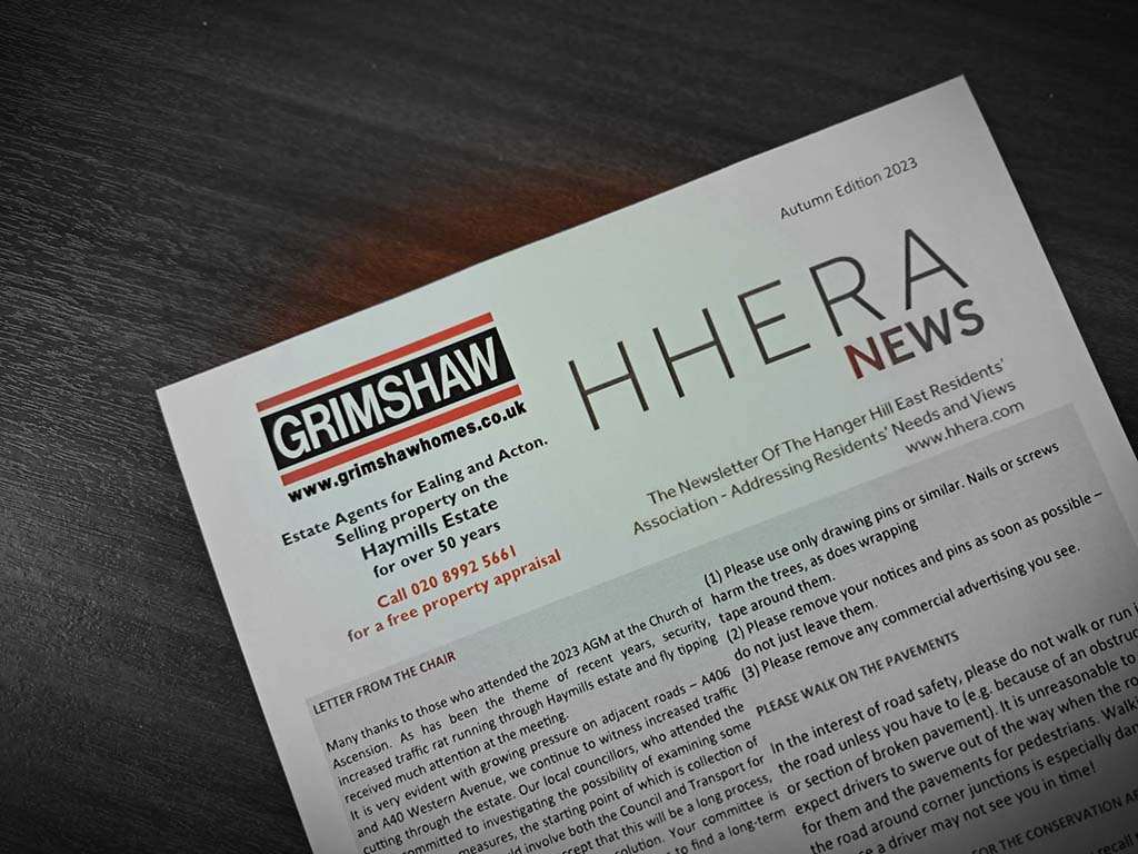 Grimshaw Estate Agents - News - haymills newsletter