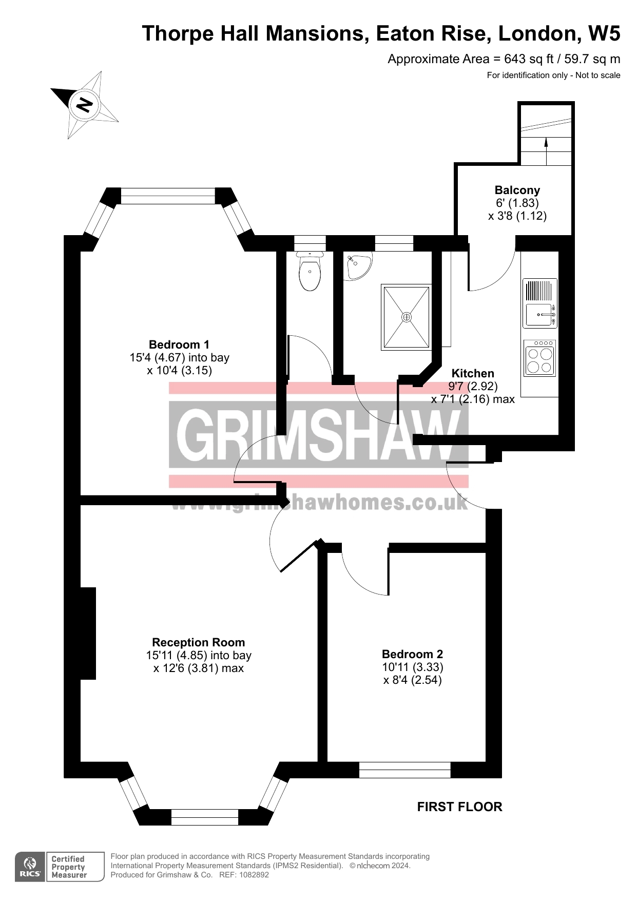 Thorpe Hall Mansions Eaton Rise Ealing 2bedroom flatgrimshaw estate